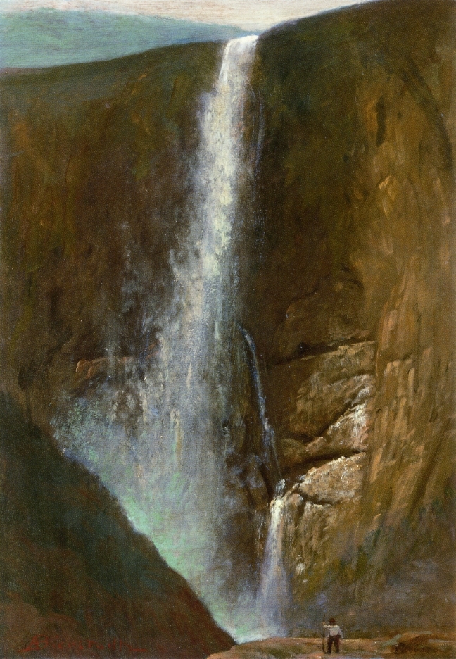 Albert Bierstadt Oil Painting The Falls